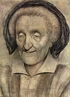 Curls: Portrait of an Old Woman Smiling