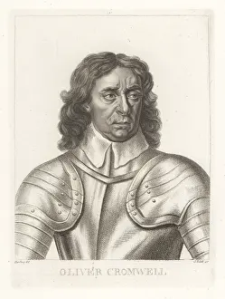 Breastplate: Portrait of Oliver Cromwell, Lord Protector