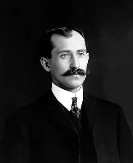 Orville: Portrait of Orville Wright, dated 1905