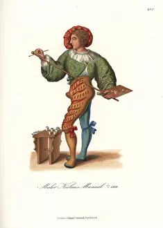 Hefner Altenecks: Portrait of the painter and writer Niklaus Manuel Deutsch