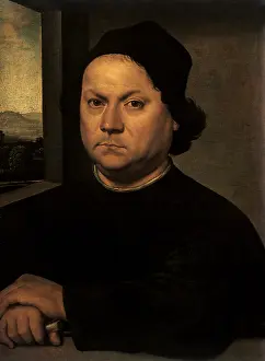 Perugino: Portrait of Perugino, by Raphael