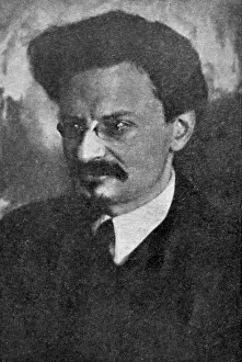 Theorists: Portrait photograph of Leon Trotsky