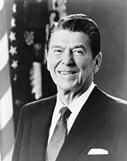 Wrinkled: Portrait of President Ronald Reagan