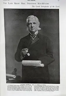 Scholarly: Portrait of Professor Max Muller