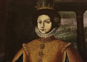 Coimbra: Portrait of Queen St Elizabeth, Old Cathedral