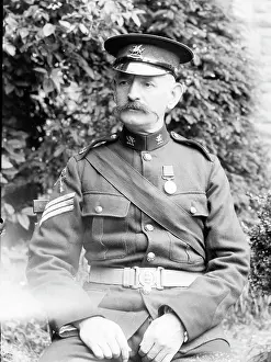 Brecon: Portrait of a retired army sergeant, Mid Wales
