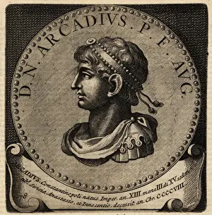 Honorius: Portrait of Roman Emperor Arcadius