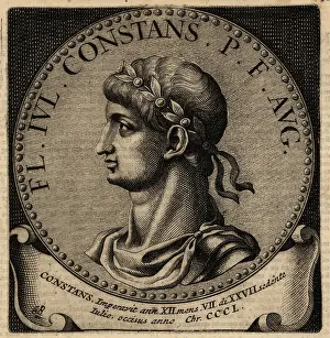 Constans: Portrait of Roman Emperor Constans I