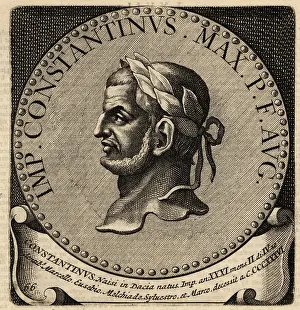 Kaisers: Portrait of Roman Emperor Constantine the Great