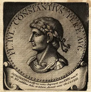 Kaisers: Portrait of Roman Emperor Constantius II