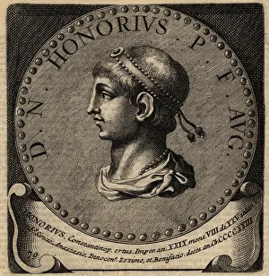 Kaisers: Portrait of Roman Emperor Honorius