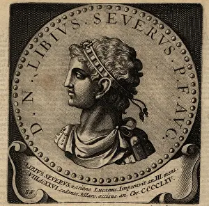 Kaisers: Portrait of Roman Emperor Libius Severus