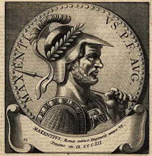 Valerius: Portrait of Roman Emperor Maxentius
