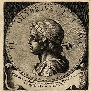 Olybrius: Portrait of Roman Emperor Olybrius