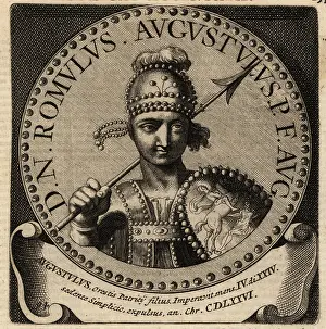 Kaisers: Portrait of Roman Emperor Romulus Augustulus