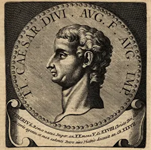Phocas: Portrait of Roman Emperor Tiberius