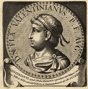Kaisers: Portrait of Roman Emperor Valentinian I