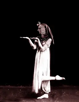 Cleopatra: Portrait of Russian dancer Lubowska, full-length
