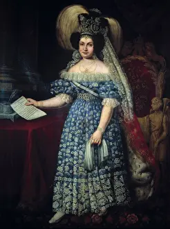Liberalism: Portrait of S. Gutierrez together with the regent