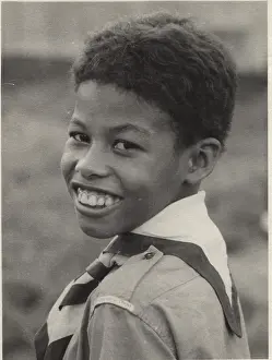 Guiana: Portrait of a scout from Georgetown, British Guyana