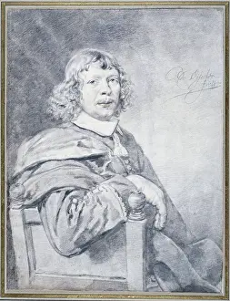 Distemper: Portrait of a seated man