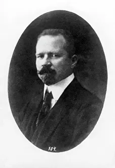 Courts: Portrait of the sentenced councilor Haack, 1920s