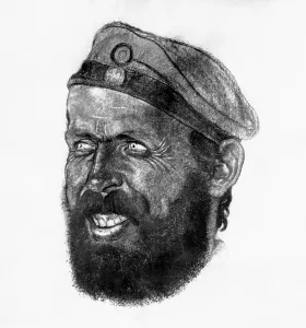 Reproduced: Portrait of a soldier in the First World War by Ferdinand