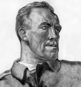 Reproduced: Portrait of a soldier in the First World War by Ferdinand