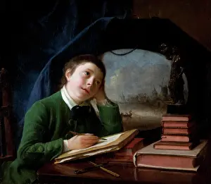 1769: Portrait of his Son Sketching