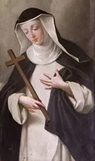 Sienne: Portrait of St Agnes of Jesus, Monastery of St