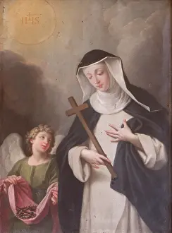Sienne: Portrait of St Agnes of Jesus, Monastery of St