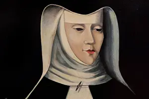 Sienne: Portrait of St Agnes of Jesus, Monastery of St