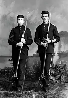 Disciplined: Portrait Of Two Union Soldiers