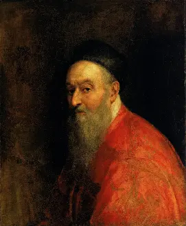 Vecellio: Portrait of Venetian Senator, by