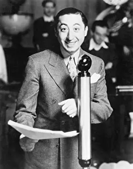 Thrill: Portrait of a vivacious looking man in front of