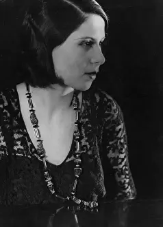 Ladieswear: Portrait of a woman, 1935