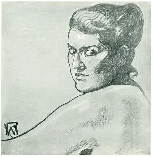 Glaring: Portrait of a Woman