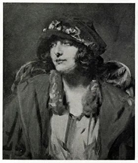 Contentedly: Portrait of a Woman
