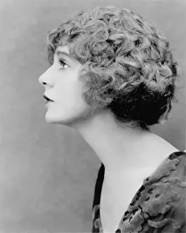 Longing: Portrait of woman in profile