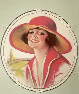 Bradshaw: Portrait of a Woman in Red Hat