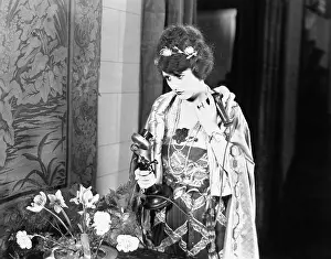 Emotional: Portrait of woman using telephone