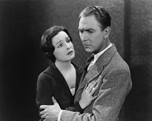 Supportive: Portrait of worried couple