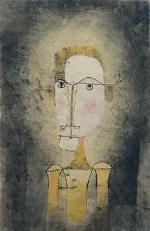 Lcgrfa1705: PORTRAIT OF A YELLOW MAN, by Paul Klee