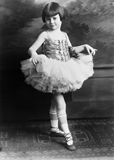 Tutus: Portrait of young ballerina