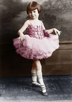 Tutus: Portrait of young ballerina
