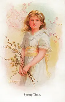 Angell: Portrait of a Young Girl - Spring Time