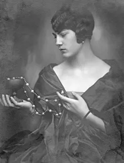 Ile De France: Portrait of a young lady, 1925