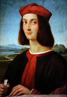 Raphael: Portrait of a Young Man, by Raphael