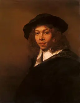 1666: Portrait of a Young Man, by Rembrandt