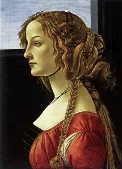 Botticelli: Portrait of a Young Woman, by Botticelli